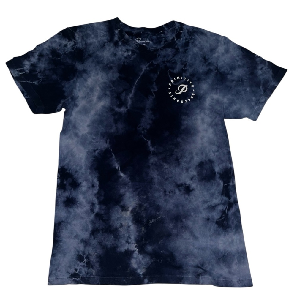 Primitive Blue and White Short Sleeve Tee